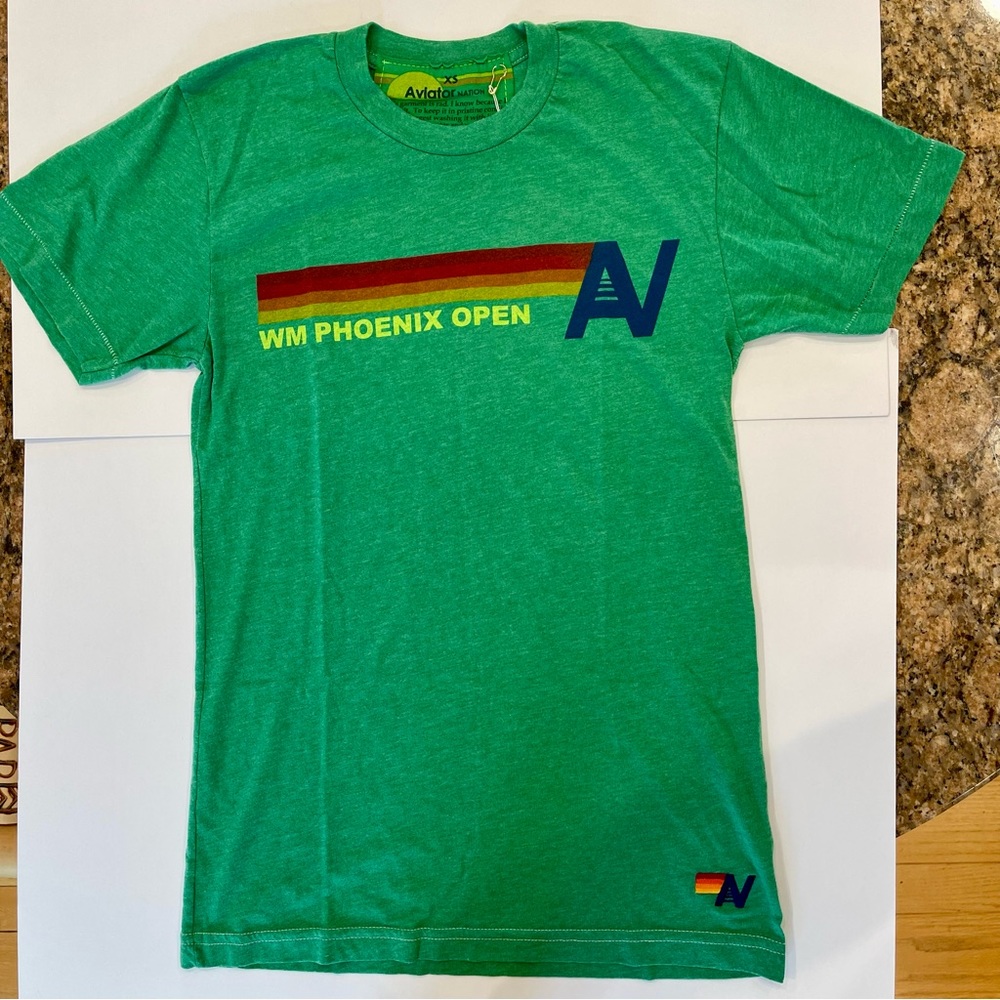 NWT Aviator Nation x Waste Management Phoenix Golf Tournament 2023 Unisex Shirt - Picture 1 of 15
